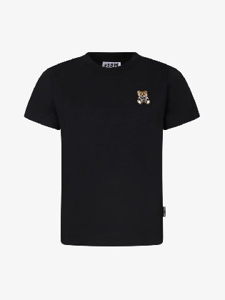 Jongens Shirt Beer Zwart 