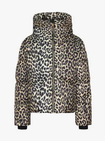 Newport Leopard Jacket Hummus