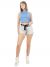 Nikkie By Nikkie Plessen 					NIKKIE TOP Rib Summer Blue Lagoon								