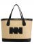 Nikkie By Nikkie Plessen NIKKIE TAS Raffia Shopper Black
