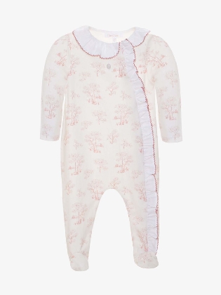 Meisjes Boxpakje Blushed Pink Toile Jouy