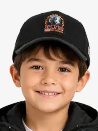 Parajumpers Kids Jongens Pet Patch Cap Zwart