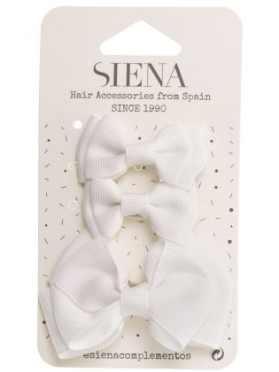 Meisjes Haarstrik Set White