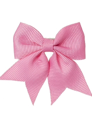 Meisjes Haarstrik Clip Light Fuchsia