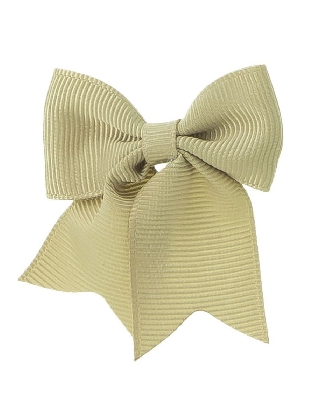 Meisjes Haarstrik Clip Beige