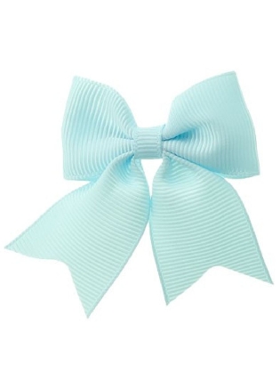Meisjes Haarstrik Clip Light Blue