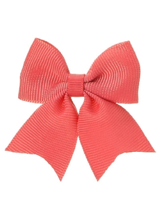 Meisjes Haarstrik Clip Coral