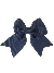 Siena Meisjes Haarstrik Clip Navy Blue