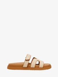 Steve Madden Dames Slippers Missile Natural Raffia