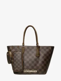 Steve Madden Dames Tas Shopper Bjude-7 Olive Goud