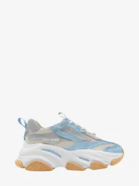 Steve Madden Dames Sneakers Possession-e Gry Blu Ivy