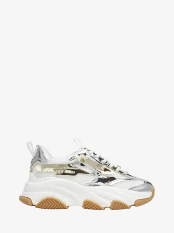 Dames Sneakers Possession-e Silver Gold Cream