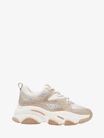 Dames Sneakers Privy Sneaker Silver Gold Cream