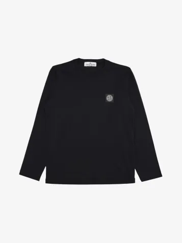 Jongens Shirt Longsleeve Zwart