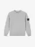 Stone Island Junior Jongens Sweater Grijs Melange