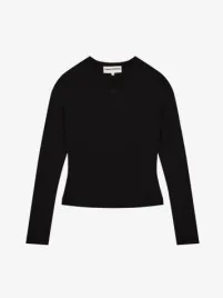 The Couture Club Dames Longsleeve Sculpting Stretch Zwart