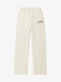 The Couture Club Dames Joggingbroek Ctre Straight Off White