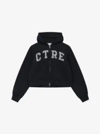 The Couture Club Dames Vest Ctre Applique Zwart