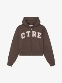 The Couture Club Dames Vest Ctre Applique Bruin