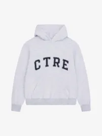 The Couture Club Dames Hoodie Ctre Relaxed Grijs Marl