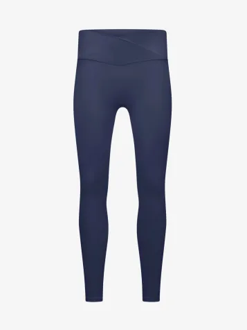 Dames Legging Sculpting Stretch Crossover Dark Navy