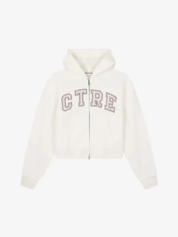 Dames Vest CTRE Applique Off White