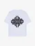 The Couture Club Unisex T-shirt Motion Blurred Emblem Wit Zwart