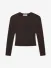 The Couture Club Dames Longsleeve Sculpting Stretch Chocolate