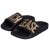 THE WHITEBRAND Slipper Glitter Beach please Black